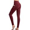 CAMBIVO Leggins Donna Sportivi, Pantaloni Yoga a Vita Alta con Tasche per Fitness, Pilates, Corsa, Allenamento