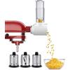 GVODE Accessorio Affettaverdure per Kitchenaid, Grattugia per Formaggio