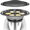 Mixegg Pochette Uova compatibile Thermomix TM6 TM5 TM31 | Accessorio in silicone o polipropilene, rotonda, argentata