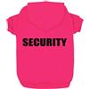 Izefia Felpe con Cappuccio per Cani con Stampa di Security Abbigliamento per Cani con Felpa Caldo Maglione Cappotto in Cotone per Cani di Piccola Taglia(Carmine, XXXL)