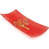 Sospiri Venezia Svuotatasca Piatto Soprammobile Albero della Vita Vetro Murano Decorato Murrine e Foglia Oro Idea Regalo Realizzato a Mano Made Italy (30x13 cm)