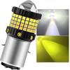 Teguangmei H6 BA20D Lampadina LED per Fari Moto e Scooter, Aggiornato 360° Illuminazione 6000K Bianco Giallo 12W DC12-80V Hi/Lo Beam Lampadine a Led, Plug and Play per Moto Faro, 1Pcs