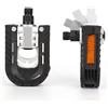 HANEVEAR Pedali Bici Pieghevole, Pedali per Bici Leggeri in Lega di Alluminio | Φ. 14mm(9/16) | Pedali Antiscivolo Waterproof Antipolvere | Facile da Piegare, per Pedelec, MTB, Bici Pieghevoli