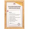 walther design Fiorito EFX130E - Cornice in legno, vetro sintetico e passepartout, 21 x 29.7 cm (DIN A4), rovere chiaro