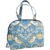 Vagabond Bags Ltd William Morris Strawberry Theif - Borsa con manico, Blu, 26cm x 22cm x 12cm, Borsa morbida con chiusura a zip e un divisore interno