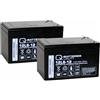 Quality Batteries Batteria di ricambio RBC4, RBC6, RBC8 per sistemi UPS di APC 12V 12Ah