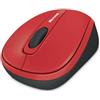 Microsoft Mouse Microsoft WMM 3500 ottico 1000dpi Wireless rosso [GMF-00293]