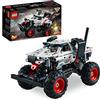 LEGO Technic Monster Mutt Monster Jam Dalmata, Set Monster Truck 2 in 1 con Pull-Back, Auto Offroad e Camion Giocattolo, Giochi per Bambini e Bambine 42150