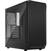 Fractal Design Focus 2 Black - Tempered Glass Clear Tint - Mesh front - Two 140 mm Aspect fans included - ATX Gaming Case