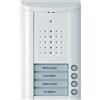 Schneider Electric Ritto 1840470 - Stazione porta Entravox, audio per casa familiare 4, citofono con illuminazione e tasti campanello, da parete, unità esterna, bianco, codice articolo 1840470