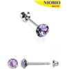 SANICO Srl Orecchini Cristallo Violetto IN176C Inverness