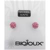 SANICO Srl Orecchini BJU 0054 Pallina Rosa 5mm BioJoux