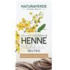 Naturaverde | Henné - Colore Neutro, Tinta per Capelli Senza Ammoniaca, Colorazione 100% Vegetale, Tubo Professionale da 100g