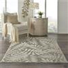 NOURISON Aloha Tappeto per interni ed esterni, motivo floreale, naturale, 1,2 x 1,8 m, 90 x 150 cm