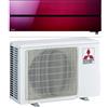 MITSUBISHI ELECTRIC MUZ-LN35VG2 + MSZ-LN35VG2R Kit Monosplit a Parete Kirigamine Style R32 con Wi-Fi Integrato - 3.5 kW Rosso Rubino