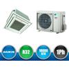 DAIKIN RZAG50A + FFA50A Kit Monosplit con Cassetta da Incasso Fully Flat a 4 Vie 600x600 Mini Sky Alpha R32 - 18000 BTU Griglia Bianca