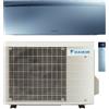 DAIKIN RXJ25A + FTXJ25AS Kit Monosplit a Parete Emura R32 Inverter con Wi-Fi Integrato - 2.5 kW Silver