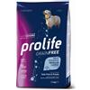Prolife Grain Free Adult Medium/Large Sensitive Sogliola e Patate per Cani - 2.5 Kg