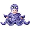 QIYUANT Costume Polpo Bambini Costumi Travestimento Carnevale Halloween Dolcetto o scherzetto Festa Cosplay Fotografia Zip Tutina in Pile con Foderato 0-3 Anni 80 (6-12 Mesi)