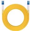 H!Fiber.com 10M OS2 LC to LC Fiber Patch Cable, Single Mode SFP Fiber Jumper, Duplex LC-LC 9/125um, LSZH, 33ft, for 1G/10G SMF SFP Transceiver, Router, Fiber Networks and More