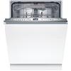 Bosch Elettrodomestici SMV6ZDX06E Serie 6, Lavastoviglie da incasso a scomparsa totale, PerfectDry, Home Connect, Extra Clean zone, 60 cm