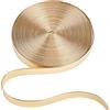 GORGECRAFT 5.5Yds Lungo Metallico Strisce di Pelle 10mm di Larghezza Piatto Lucido Pu Cinturino in Pelle Lucido Pizzo Stripper Perline Corda Nastro Artigianale Doppio Lato Forniture in Pelle Cordino