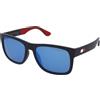 Tommy Hilfiger TH 1556/S FLL/ZS | Occhiali da Sole Graduati o Non Graduati | Prova Online | Unisex | Plastica | Quadrati | Blu | Adrialenti