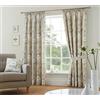 Dreams & Drapes Design Eve, coppia di tende plissettate con laccetto, dorso, colore naturale, 168 x 137 cm (larghezza x lunghezza)