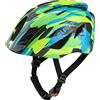 ALPINA Unisex - Bambini, PICO casco da ciclismo, neon-green blue gloss, 50-55 cm