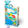 Melissa & Doug Rollables Giocattolo per Neonati e Bambini Piccoli Scivolo Oceanico in Legno, Giochi in Legno, Gioco Sensoriale, Giocattoli per Lo Sviluppo, 12 Mesi, Regalo per Bambino e Bambina
