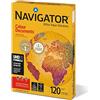 Navigator Colour Documents Carta Premium per ufficio, Formato A4, 120 gr, 1 Risma da 250 Fogli