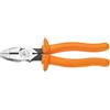 Klein Tools New England D213-9NE-INS - Pinze a becchi isolate con ganasce zigrinate e tempera del manico, fabbricate negli Stati Uniti, 1000 V, 22,9 cm