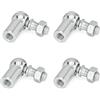 Ganter Normelemente 71802-8-M5-CS Giunto angolare DIN 71802, Argento, Anschlussgewinde d2: M5