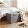 MIlani Home IRO - pouf rettangolare in stoffa