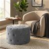MIlani Home AURA - pouf rotondo in velluto