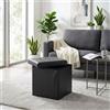 MIlani Home ZARA - pouf quadrato in ecopelle