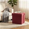 MIlani Home ORI - pouf quadrato in stoffa