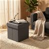 MIlani Home ORI - pouf quadrato in stoffa