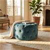 MIlani Home AURA - pouf rotondo in velluto