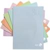 BM BeMore - Color 80 Pastello - 0121005 - Quaderno Formato A4 - Rigatura Q - Quadretti 5Mm Con Margini Per Elementari - Carta 80G/Mq - Colori Assortiti - Confezione 10 Pezzi