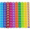 TZQFROCE 100 Pezzi Set Dadi Colorati 6 Lati 12 mm Dadi Gioco Tavolo
