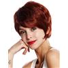WIG ME UP - VK-50-130 Parrucca donna Corta Folta Sbarazzina Rosso Rosso ramato