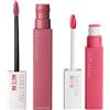 Maybelline New York SuperStay Matte Ink Tinta Labbra Colore 15 Lover + SuperStay Matte Ink Tinta Labbra Colore 125 Inspirer - 2 Rossetti con Applicatore a Punta