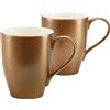 CreaTable, 25847, Serie GOLDEN DAYS weiss Bistrotassen, Becherset 2 teilig