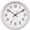 Acctim Bromham - Orologio da parete con lancetta dei secondi, senza ticchettio, diametro 20 cm, colore: Argento