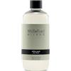 Millefiori Milano - Fragranza Ricarica per Diffusore a Bastoncini 500 ml, White Musk - Profumatore Ambiente Raffinato con Note Muschiate e Delicate