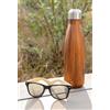 Borraccia termica in acciaio effetto legno Trixie - 500 ml personalizzate o neutre