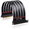 Thermaltake PCI Express Extender 90° Black PCI-E 4.0 16X 30cm