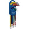 Draper 04905 - Set di chiavi esagonali a braccio lungo metrica multicolore (9 pezzi)