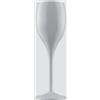 WAF Opale bicchiere flute bianco 150ml Ø 5,2cm h 20,5cm in SAN (minimo 6 pezzi)